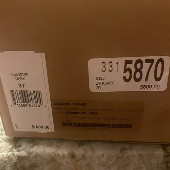 Golden Goose - charcoal suede, glitter - Picture 5 of 5